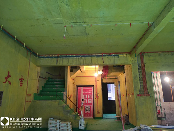 朗基八骏里【第壹套】180㎡实景水电工艺,KD工程,重庆别墅装修,KD室内设计事务所