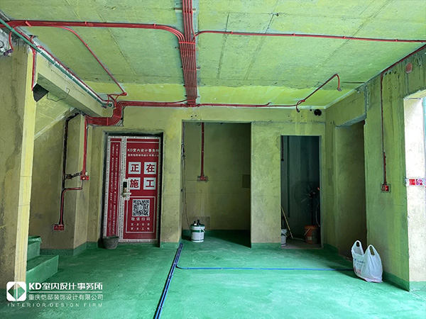 雅居乐星瀚雅府【第伍套】130㎡实景水电工艺,KD工程,重庆别墅装修,KD室内设计事务所