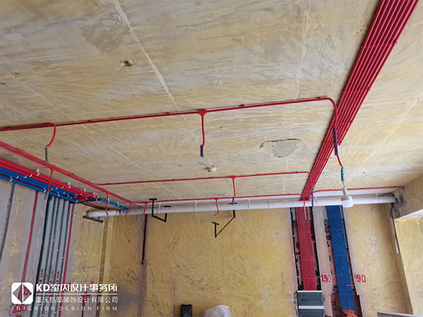 碧桂园天玺【第贰套】435㎡实景水电工艺,KD工程,重庆别墅装修,KD室内设计事务所