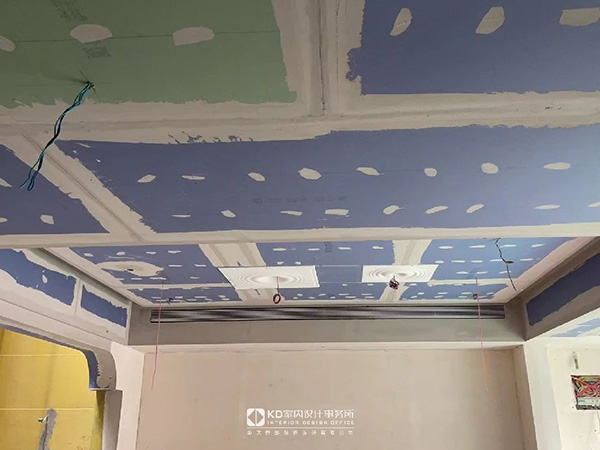 水印三生230㎡【实景漆工工艺】,KD工程,重庆别墅装修,KD室内设计事务所